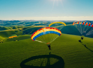 Parașutiști din 19 țări au stabilit un record mondial, formând un "dragon" pe cerul Floridei