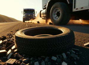 Accident grav pe A2: un camion a distrus o casă micuță, autostrada blocată ore întregi