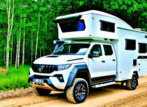 Cel mai scurt camper la CMT Stuttgart - MAN TGS 33.520 6x6