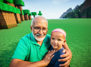 Nunța lui Jack, unui nenescăitor al Sue cu Minecraft