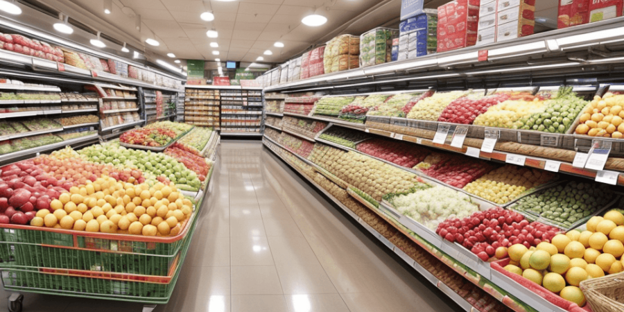 De ce merele și legumele sunt adesea în fata supermarketului?