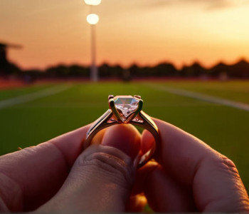 Campioana Mondială Anna Hall și starul NFL Darius Slayton s-au logodit pe pista unde s-au cunoscut