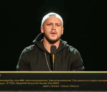 Rapperul german Haftbefehl a susținut un concert de 18 minute cu fața acoperită