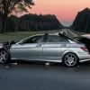 Accident în Germania: O șoferiță de 21 de ani s-a răsturnat cu un Mercedes, fiind sub influența alcoolului