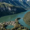 Imagini din satelit arată dezastrul din satul Blatten, Elveția, după prăbușirea muntelui