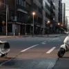 Accident grav în Lübeck, Germania: Un bărbat a căzut de pe trotinetă electrică și s-a rănit serios pe o stradă înfundată