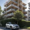 Accident bizar în Rosdorf, Germania: Maşina unei pensionare a căzut de pe un mal sub un balcon