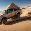Milionar a sărit cu pick-up-ul peste o dună în Brazilia și a supraviețuit miraculos după accident