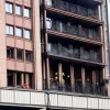 Incendiu major la un balcon în Frankfurt: Locuitorii, evacuați, pagube estimate la zeci de mii de euro
