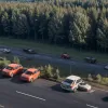 Accident grav în Erfurt: Șoferul unui Audi a lovit un motociclist după ce a ieșit de pe autostrada A4