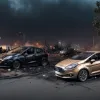 Incendiu în Rostock, Germania: Un Ford Fiesta și Bunuri Distruse, Pagube de Mii de Euro