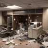 Explozie la un bancomat în Knittlingen: hoţii au fugit cu bani şi au cauzat pagube de 700.000 €