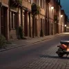 Accident neobișnuit în Germania: Un șofer beat s-a răsturnat cu tricicleta, evitând o cărămidă