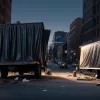 Frankfurt: Hoții au jefuit un camion pe strada Ursinus pe timpul nopții