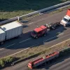 Accident grav pe autostrada A30 din Germania: Șofer de 81 de ani, răsturnat după coliziunea cu un TIR