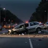Accident în Delmenhorst: O șoferiță beată s-a răsturnat cu mașina, pagube de 9000 euro