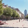 Incident ciudat în Germania: Un pepene aruncat de la înălțime a căzut la un pas de un copil în Bielefeld