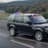 Accident grav în Germania pe autostrada A7: Land Rover răsturnat, doi răniți și un câine mort