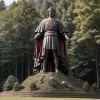 Acțiune inedită în Germania înainte de finala Cupei: Un monument celebru a "îmbrăcat" un tricou uriaș al echipei Arminia Bielefeld