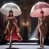 Modele masculine în rol de drag queens la GNTM: Provocarea tocurilor înalte la show-ul lui Heidi Klum