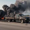 Incendiu la un camion pe autostrada A60 în Germania: pagube semnificative și restricții de trafic