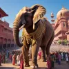 Elefant scăpat de sub control la un festival religios în India: Peste 40 de răniți