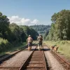 Câinele Rudi, dispărut de acasă, se întoarce după o aventură pe șinele de tren din Germania