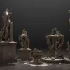 Furt de artă în Germania: Sculpturi de bronz evaluate la 50.000€, furate și topite de hoți pentru metal
