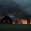 Incendiu major în Germania: Casă și grajd distruse de flăcări în Viechtach