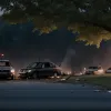 Accident Grav în Germania: Mașină A Ieșit de pe Drum, S-a Lovit de Un Copac și A Luat Foc pe B452