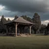 Incendiu devastator în Otterndorf: Un pavilion din parc a ars complet, poliția suspectează incendiere