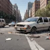 Accident în lanț la Berlin: Șoferul a trecut pe roșu și a provocat o coliziune cu șase mașini