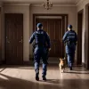 Câine polițist a prins un spărgător în Bielefeld, Germania