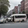 Accident cu autobuzul în Germania: Trei pasageri răniți în coliziune