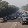 Elefantul a ieșit pe autostradă în India: Panică și blocaj rutier masiv