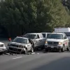 Accident grav lângă Lüneburg, Germania: Un TIR a strivit o mașină sub altul, trei răniți grav