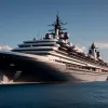 Mega-iahtul Deep Blue, lung de 134 de metri, a părăsit docul șantierului naval din Bremen