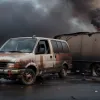 Incendiu în Dresda: O furgonetă DHL a ars, aproape toate coletele, de 90, fiind distruse