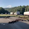 Accident grav în Germania: O remorcă cu oameni s-a răsturnat în Saxonia, 11 răniți