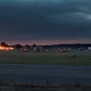 Incendiu violent pe autostrada A31 din Germania: Un Mercedes a ars complet