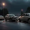 Accident grav la Mannheim: Două mașini s-au ciocnit frontal pe B38