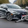Accident în Germania: Copil de 11 ani, fără cască, s-a ciocnit cu un BMW pe bicicletă electrică