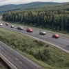 Șoferul a adormit la volan pe autostrada A65 din Germania și a provocat un accident