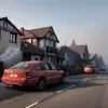 Incendiu în Finnentrop: Pompierii au stins rapid un autoturism în flăcări
