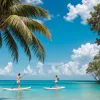 Gisele Bündchen, în formă de invidiat pe placă de SUP în Florida, la scurt timp după a treia naștere