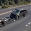 Accident dramatic pe A23 lângă Elmshorn: Mașină a lovit un camion și a luat foc