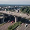 Accident mortal în Germania: Un camion a ars pe un pod pe A5, autostrada este blocată