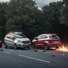 Accident grav în Germania: Șofer tânăr nu a acordat prioritate la intersecție, patru răniți, unul în stare gravă