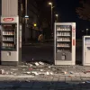 Automat de țigări aruncat în aer în Neukirchen-Vluyn, Germania: țigarete furate