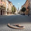 Poliția din Schleswig, Germania, a capturat un șarpe evadat cu ajutorul unei pungi de cumpărături